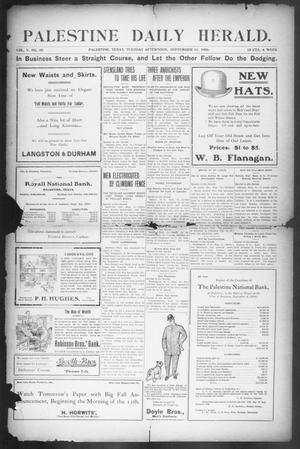 Palestine Daily Herald (Palestine, Tex), Vol. 5, No. 50, Ed. 1, Tuesday, September 11, 1906