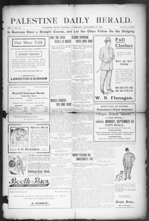 Palestine Daily Herald (Palestine, Tex), Vol. 5, No. 58, Ed. 1, Thursday, September 20, 1906