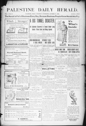 Palestine Daily Herald (Palestine, Tex), Vol. 5, No. 76, Ed. 1, Thursday, October 11, 1906