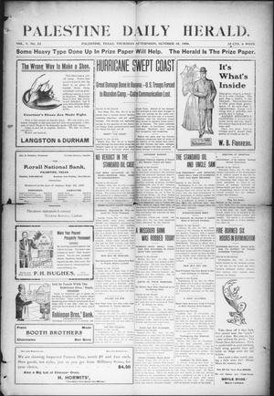 Palestine Daily Herald (Palestine, Tex), Vol. 5, No. 82, Ed. 1, Thursday, October 18, 1906