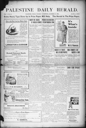 Palestine Daily Herald (Palestine, Tex), Vol. 5, No. 86, Ed. 1, Tuesday, October 23, 1906