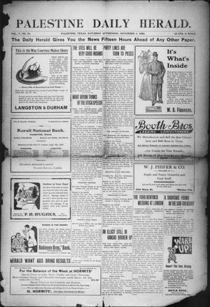 Palestine Daily Herald (Palestine, Tex), Vol. 5, No. 96, Ed. 1, Saturday, November 3, 1906