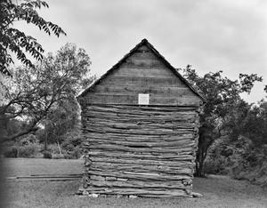 [Log House, (End elevation)]