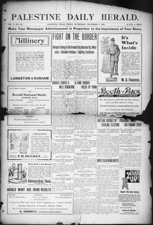 Palestine Daily Herald (Palestine, Tex), Vol. 5, No. 101, Ed. 1, Friday, November 9, 1906