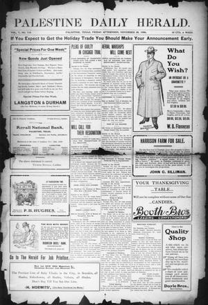 Palestine Daily Herald (Palestine, Tex), Vol. 5, No. 118, Ed. 1, Friday, November 30, 1906