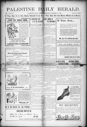 Palestine Daily Herald (Palestine, Tex), Vol. 5, No. 132, Ed. 1, Monday, December 17, 1906