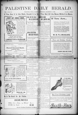 Palestine Daily Herald (Palestine, Tex), Vol. 5, No. 133, Ed. 1, Tuesday, December 18, 1906