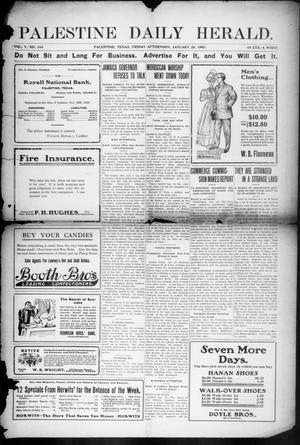 Palestine Daily Herald (Palestine, Tex), Vol. 5, No. 164, Ed. 1, Friday, January 25, 1907
