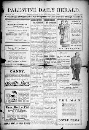 Palestine Daily Herald (Palestine, Tex), Vol. 5, No. 196, Ed. 1, Monday, March 4, 1907