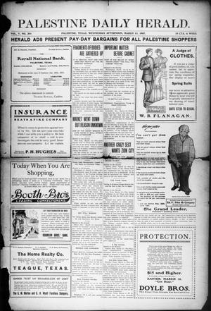 Palestine Daily Herald (Palestine, Tex), Vol. 5, No. 204, Ed. 1, Wednesday, March 13, 1907