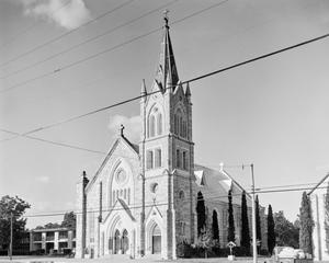 [Saint Mary's Catholic Church, (Southeast oblique, camera facing Northwest)]