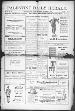 Palestine Daily Herald (Palestine, Tex), Vol. 6, No. 124, Ed. 1, Friday, December 13, 1907