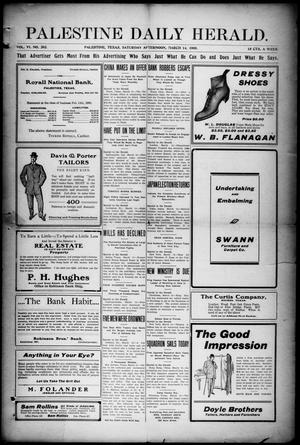 Palestine Daily Herald (Palestine, Tex), Vol. 6, No. 202, Ed. 1, Saturday, March 14, 1908