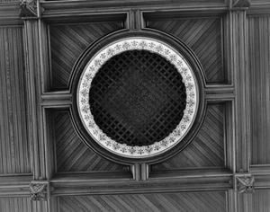 [First Presbyterian Church, (Interior ceiling)]