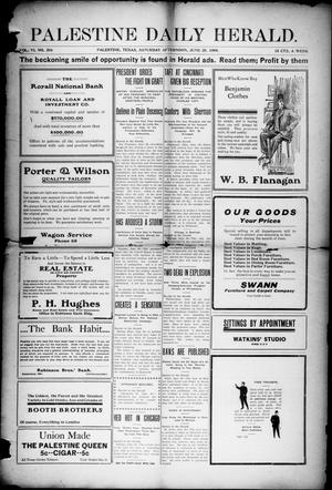 Palestine Daily Herald (Palestine, Tex), Vol. 6, No. 286, Ed. 1, Saturday, June 20, 1908