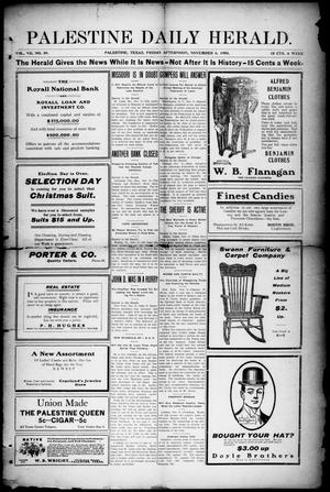 Palestine Daily Herald (Palestine, Tex), Vol. 7, No. 89, Ed. 1, Friday, November 6, 1908