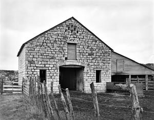 [Adam R. Johnson House, (Southwest elevation of barn)]