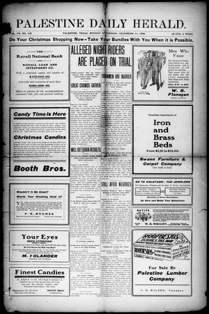Palestine Daily Herald (Palestine, Tex), Vol. 7, No. 120, Ed. 1, Monday, December 14, 1908