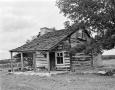 Primary view of [Borcher-Crouch House, (Southeast oblique of original house (log))]