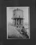 Photograph: [Construction of the water tower on the Southern Pacific Railway Line]