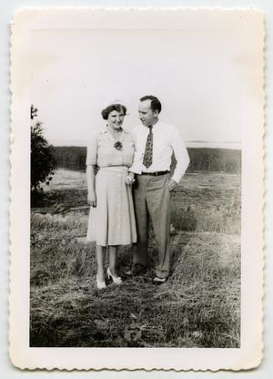Primary view of object titled '[Photograph of a Civilian Couple]'.