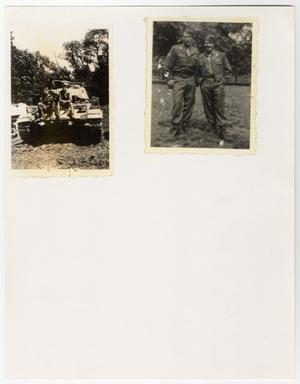 Primary view of object titled '[Photographs of 92nd Recon Soldiers]'.