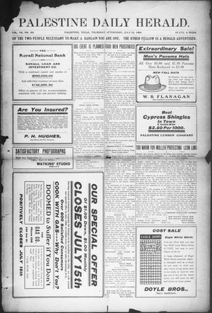 Palestine Daily Herald (Palestine, Tex), Vol. 7, No. 301, Ed. 1, Thursday, July 15, 1909