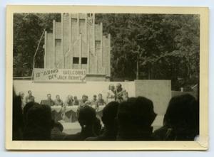 [Photograph of Jack Benny's USO Show]