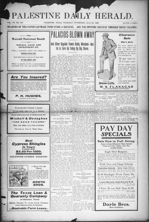Palestine Daily Herald (Palestine, Tex), Vol. 7, No. 307, Ed. 1, Thursday, July 22, 1909