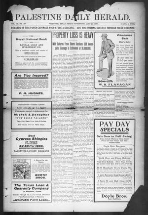 Palestine Daily Herald (Palestine, Tex), Vol. 7, No. 308, Ed. 1, Friday, July 23, 1909