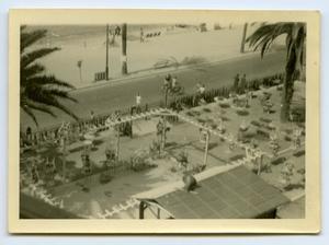 [Photograph of Patio and Beach]