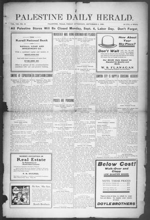 Palestine Daily Herald (Palestine, Tex), Vol. 8, No. 32, Ed. 1, Friday, September 3, 1909