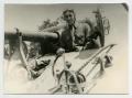 Thumbnail image of item number 1 in: '[A Soldier Riding in a Tank]'.