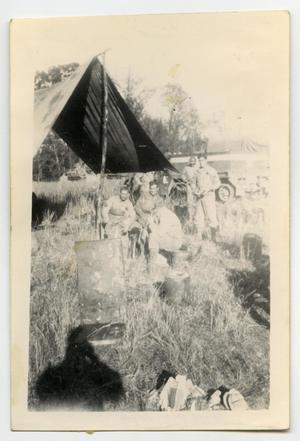 [Photograph of Squad Tent]