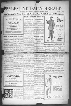 Palestine Daily Herald (Palestine, Tex), Vol. 8, No. 52, Ed. 1, Tuesday, September 28, 1909