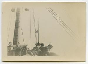 [Photograph of Soldiers on Ship's Deck]