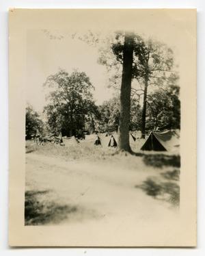 [Photograph of a Tent Encampment]