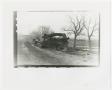 Thumbnail image of item number 1 in: '[Photograph of a Wrecked and Burning Vehicle]'.