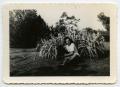 Photograph: [Photograph of a Woman with a Dog]
