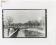Photograph: [Photograph of a Pedestrian Bridge Covered with Snow]