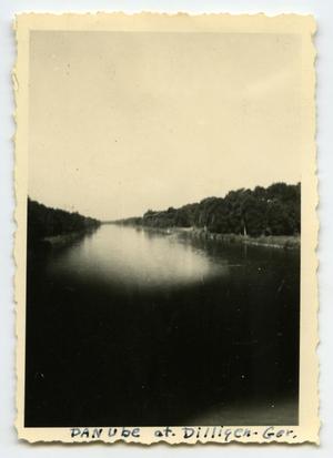 Primary view of object titled '[Looking Down the Danube River]'.