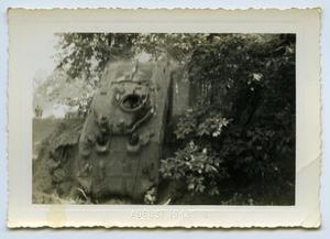 [Photograph of a Tank on a Slope]