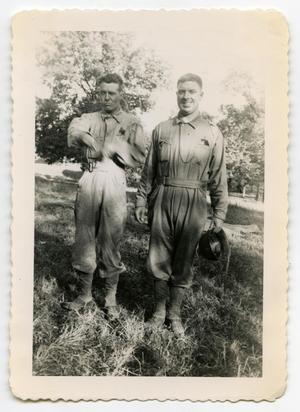 [Photograph of Lt. Burns and Sheil]