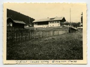 Primary view of object titled '[A House Along Brenner Pass]'.