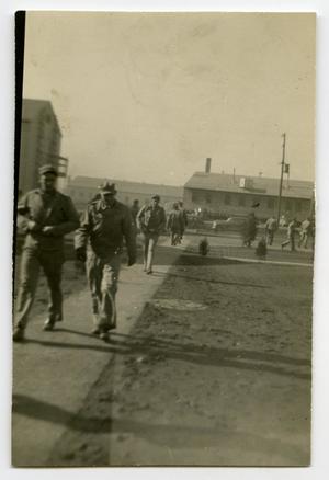 [Soldiers Walking Around the Barracks Area]