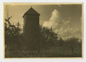 Primary view of object titled '[Photograph of Tower in Field]'.