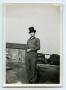 Photograph: [A Soldier Wearing a Top Hat]