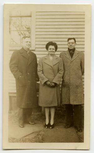 [Photograph of Two Men and a Woman]