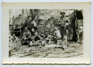 [Photograph of Dining Soldiers]