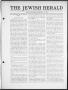 Thumbnail image of item number 3 in: 'The Jewish Herald (Houston, Tex.), Vol. 2, No. 23, Ed. 1, Thursday, February 17, 1910'.